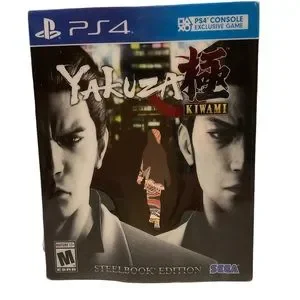 Yakuza Kiwami Steelbook Edition PS4 PS5 Jeu Complet FR Comme Neuf